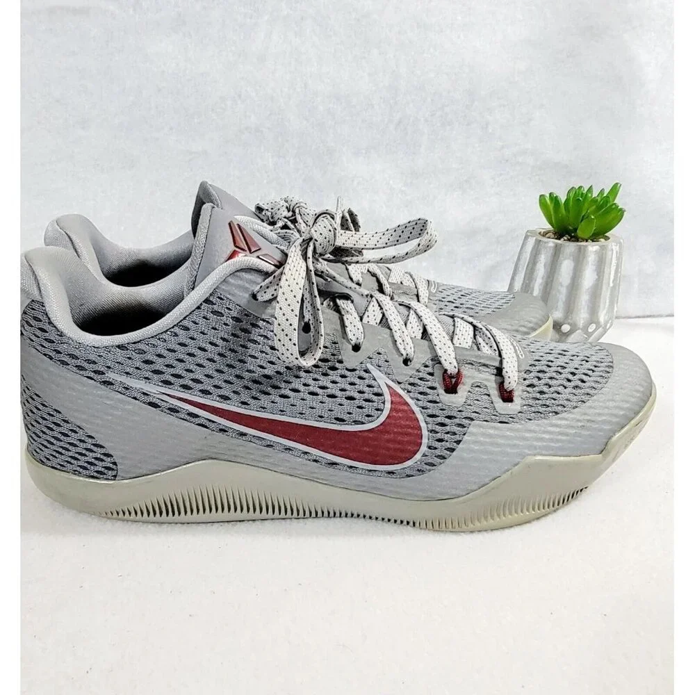Nike Kobe 11 Xi Lower Merion Aces Men's Gray Athletic Shoes Lace Up Size 10.5 - Picture 3 of 11